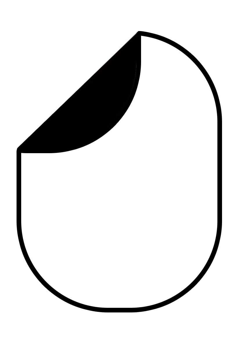 Kate Solid White/Black Solid Collapsible Backdrop Photography 5X6.5ft(1.5x2m) - katebackdrop AU
