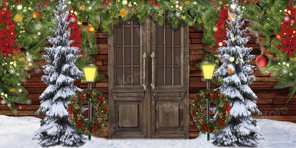 Kate Christmas Winter Room Backdrop for Photography - Kate Backdrop AU