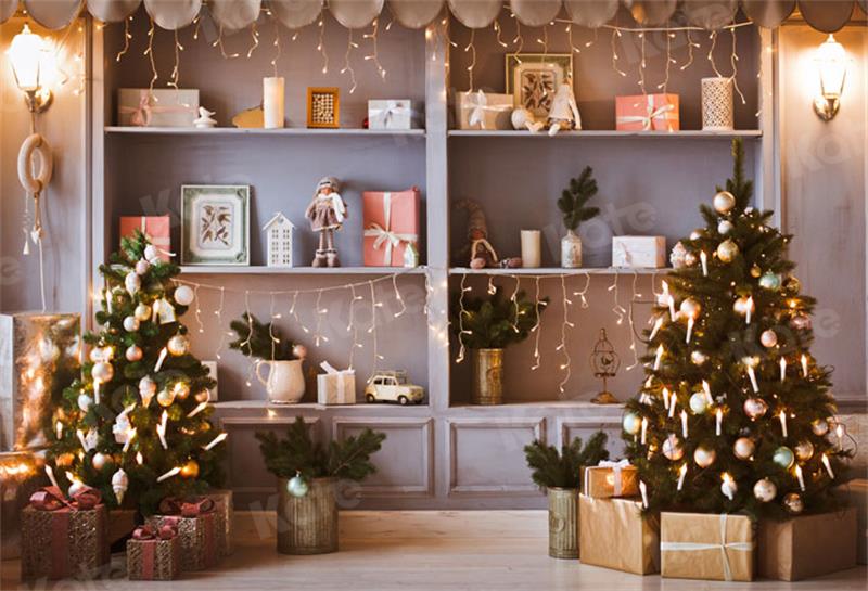 Kate Christmas Shop Backdrop for Photography - Kate Backdrop AU