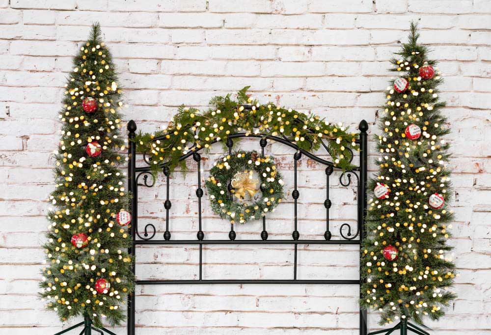 Kate Winter Christmas Bedside Backdrop Designed by Emetselch - Kate Backdrop AU