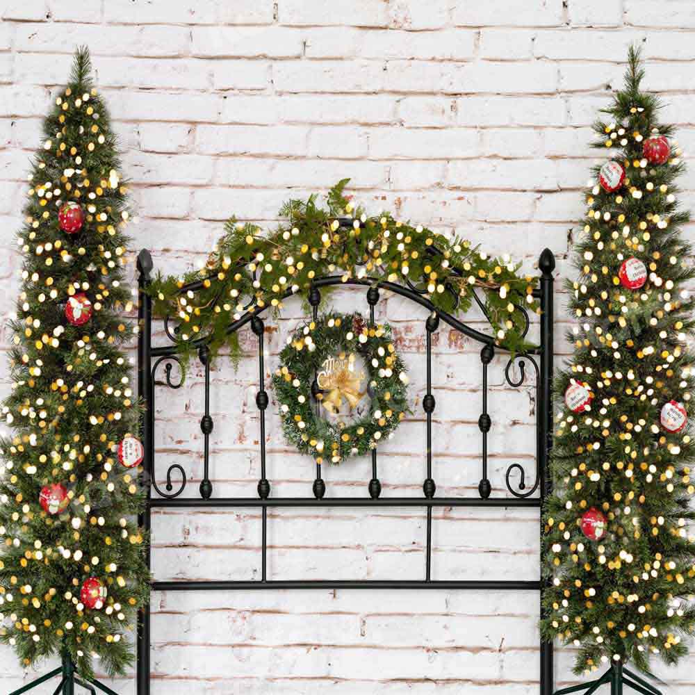 Kate Winter Christmas Bedside Backdrop Designed by Emetselch - Kate Backdrop AU