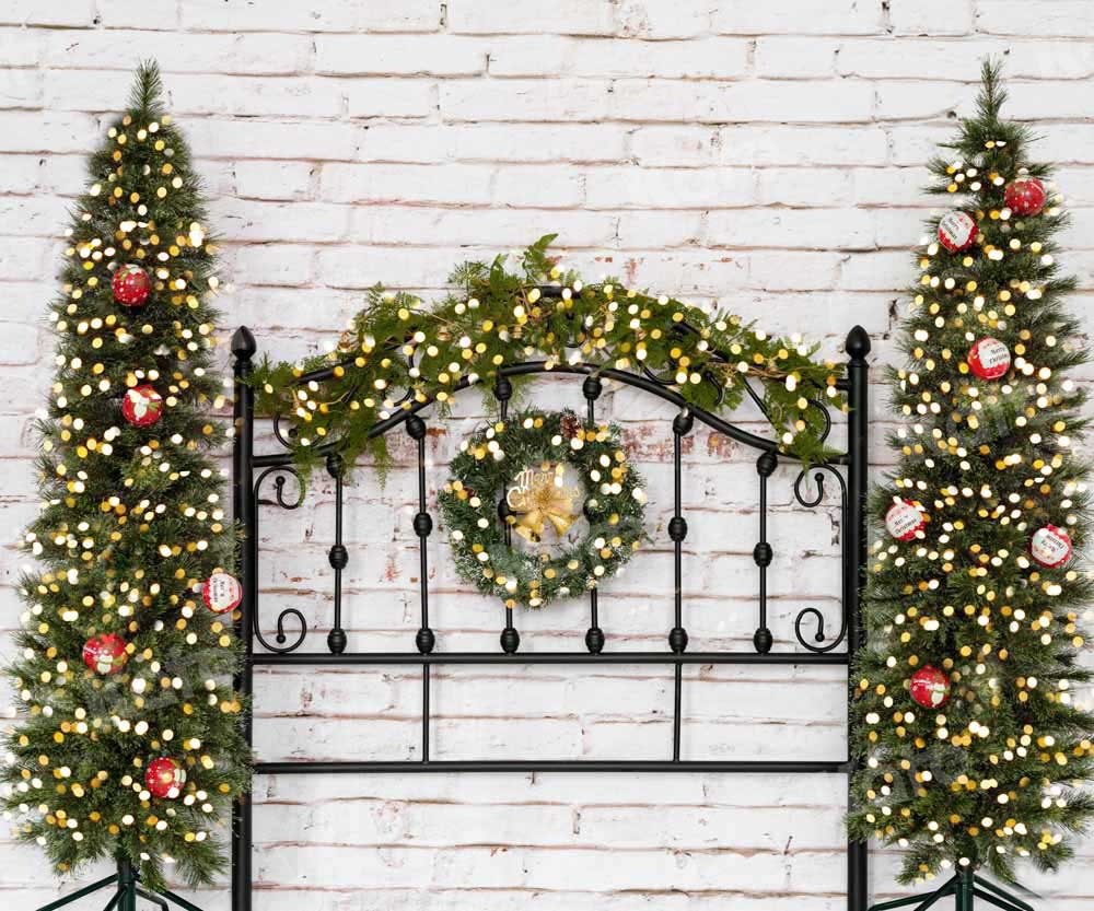 Kate Winter Christmas Bedside Backdrop Designed by Emetselch - Kate Backdrop AU