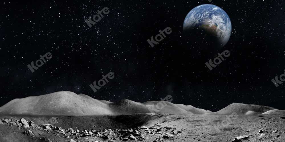 Kate Space Astronaut Moon Backdrop Designed by Chain Photography - Kate Backdrop AU