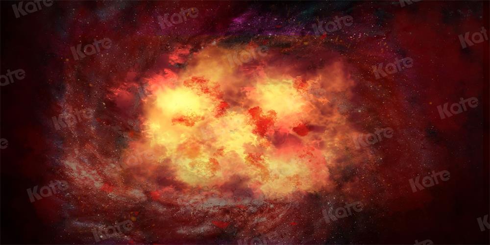 Kate Red Space Backdrop Universe Star Abstract for Photography - Kate Backdrop AU