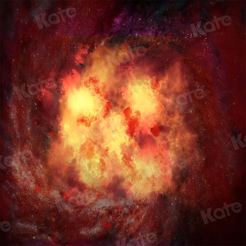 Kate Red Space Backdrop Universe Star Abstract for Photography - Kate Backdrop AU
