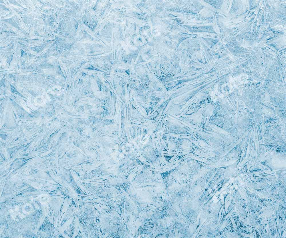 Kate Winter Christmas Abstract Backdrop Texture Ice Crystals Designed by Chain Photography - Kate Backdrop AU