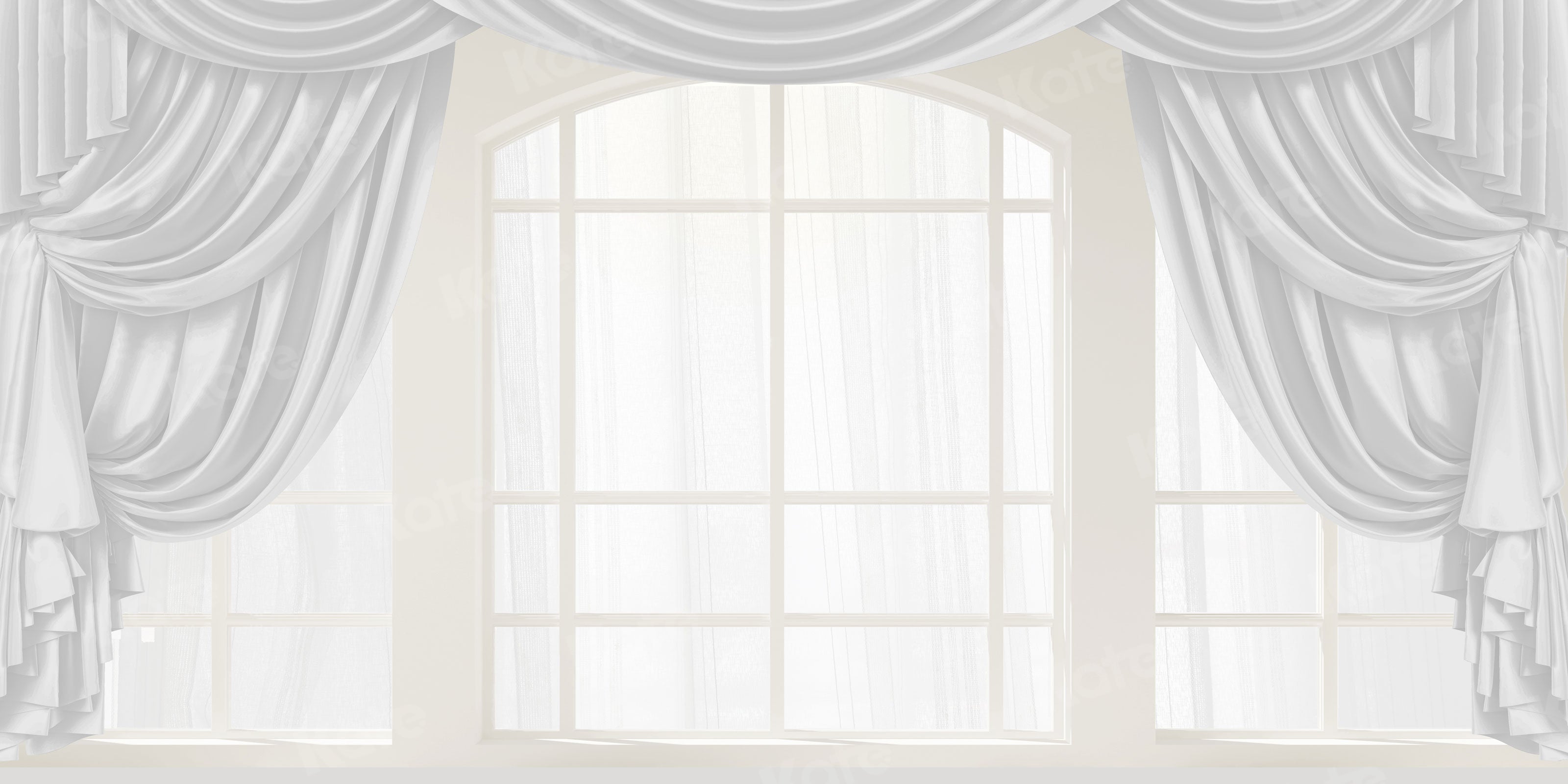 Kate White Window Backdrop Curtains for Photography - Kate Backdrop AU