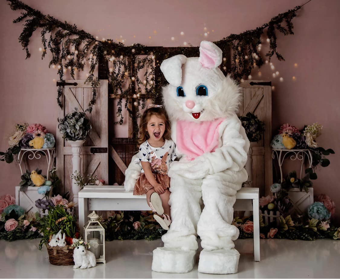 Kate Spring Floral Chicks Backdrop Designed by Mandy Ringe Photography - Kate Backdrop AU