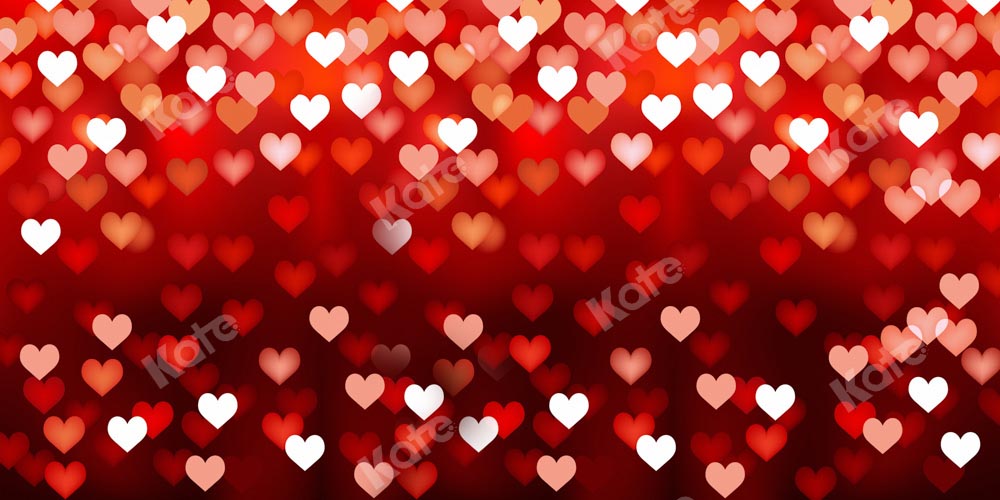 Kate Bokeh Valentine's Day Backdrop Red Defocus Designed by Kate Image - Kate Backdrop AU