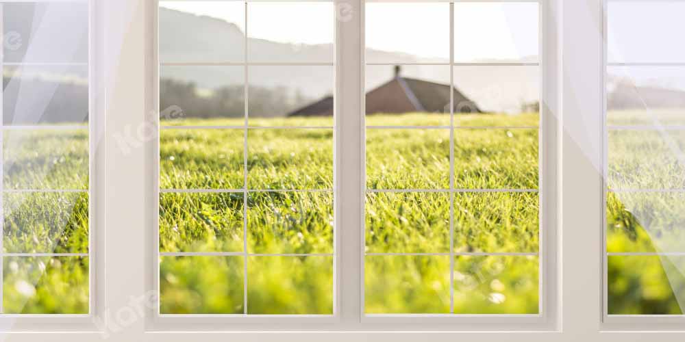 Kate Spring Window Backdrop Grassland Designed by Emetselch - Kate Backdrop AU