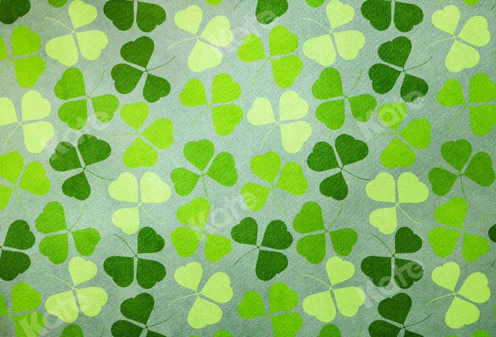 Kate Spring/St. Patrick's Day Backdrop Clover Texture Designed by Kate Image - Kate Backdrop AU