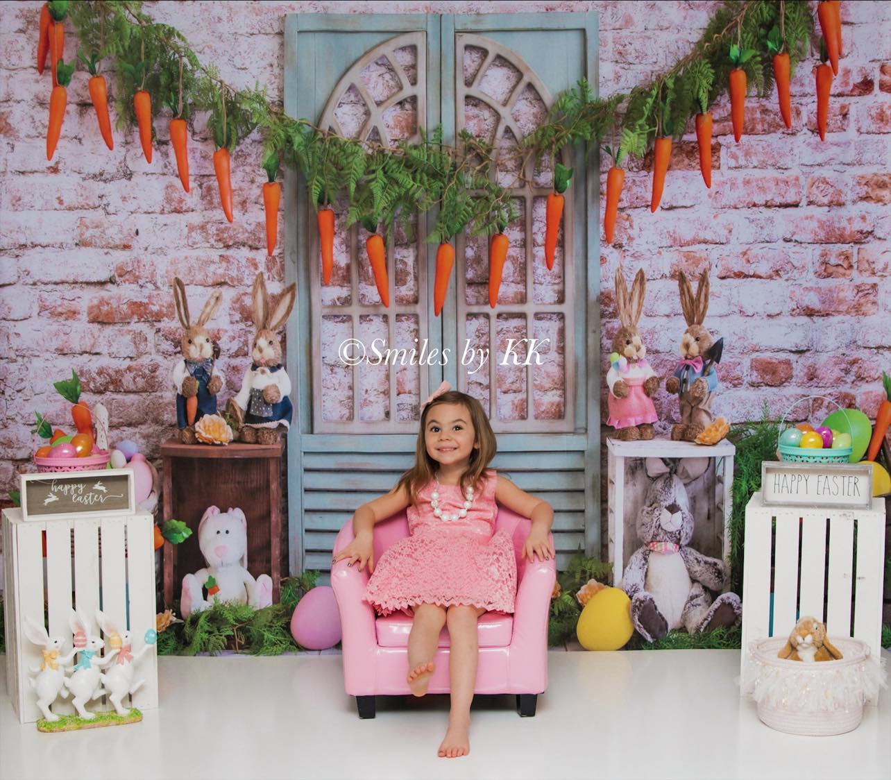 Kate Easter Bunny Backdrop Carrot Designed by Emetselch - Kate Backdrop AU