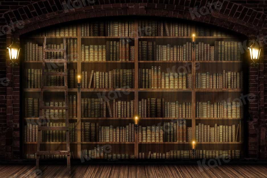 Kate Bookshelf Backdrop Retro for Photography - Kate Backdrop AU