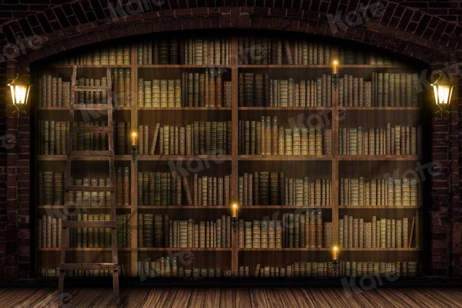 Kate Bookshelf Backdrop Retro for Photography - Kate Backdrop AU