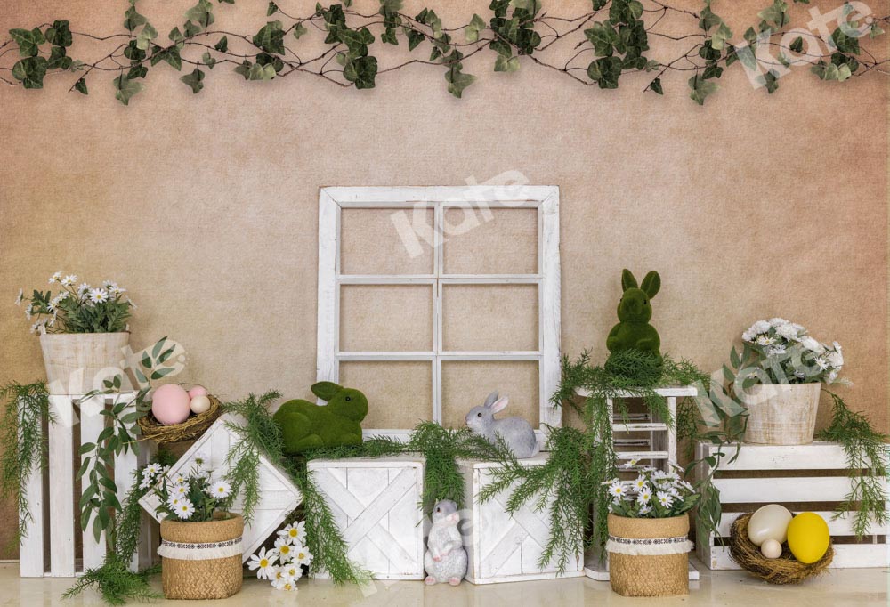 Kate Easter Bunny Eggs Backdrop Designed by Emetselch - Kate Backdrop AU