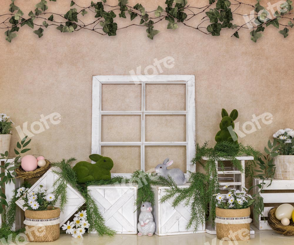 Kate Easter Bunny Eggs Backdrop Designed by Emetselch - Kate Backdrop AU