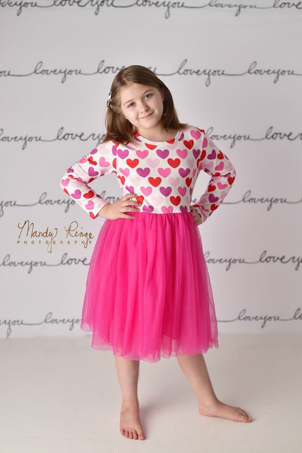 Kate Love You Script Backdrop Designed by Mandy Ringe Photography - Kate Backdrop AU