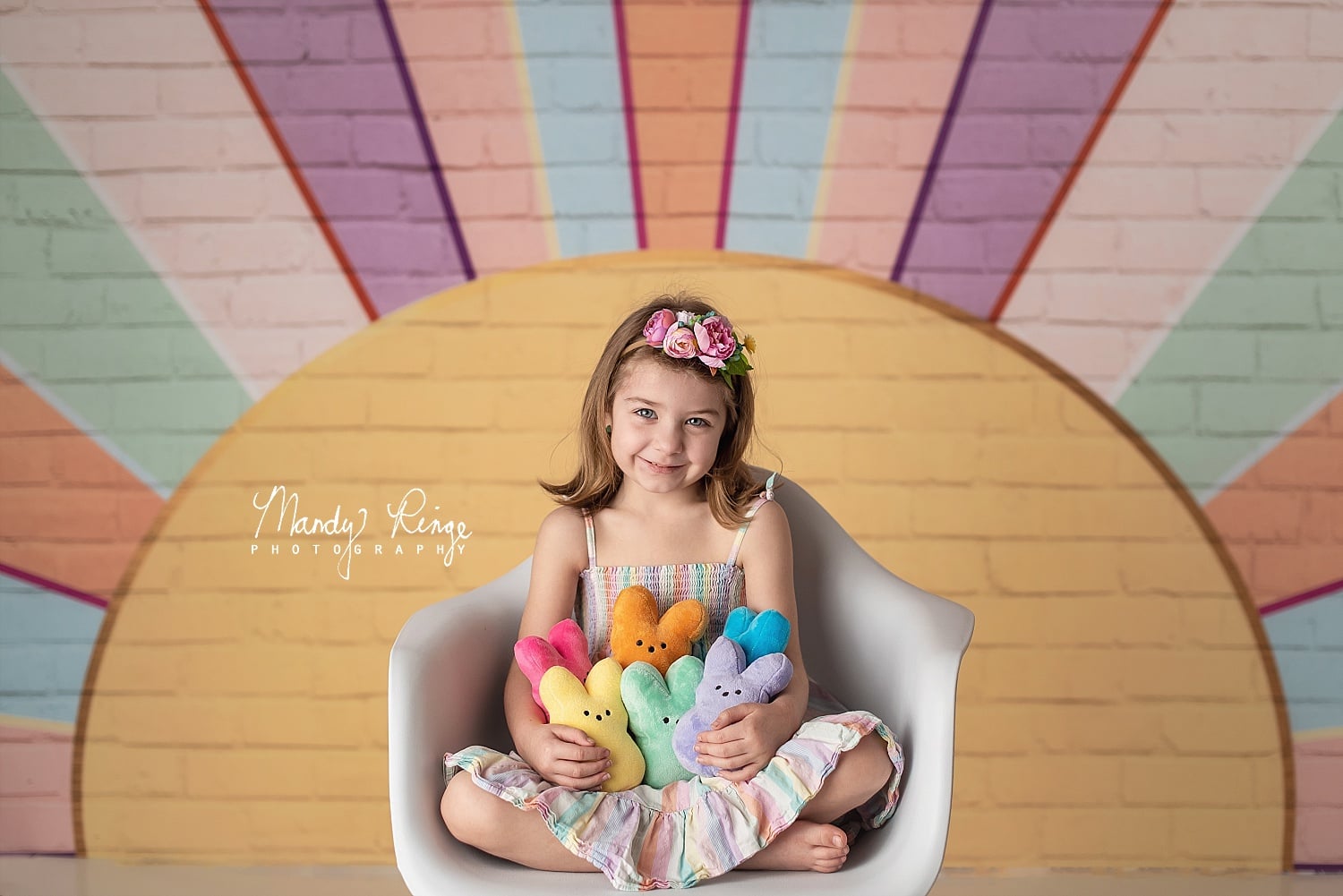 Kate Rainbow Sunshine Wall Backdrop Designed by Mandy Ringe Photography - Kate Backdrop AU
