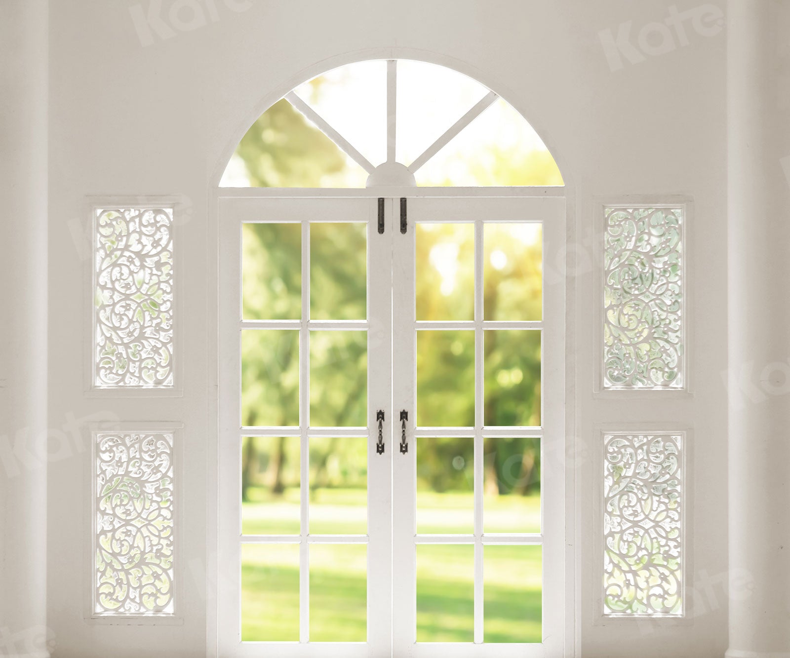 Kate Boken Spring Backdrop White Window Wedding for Photography - Kate Backdrop AU