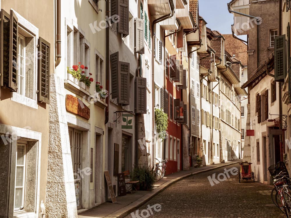 Kate City Street View Backdrop Outdoor Town Designed by Chain Photography - Kate Backdrop AU