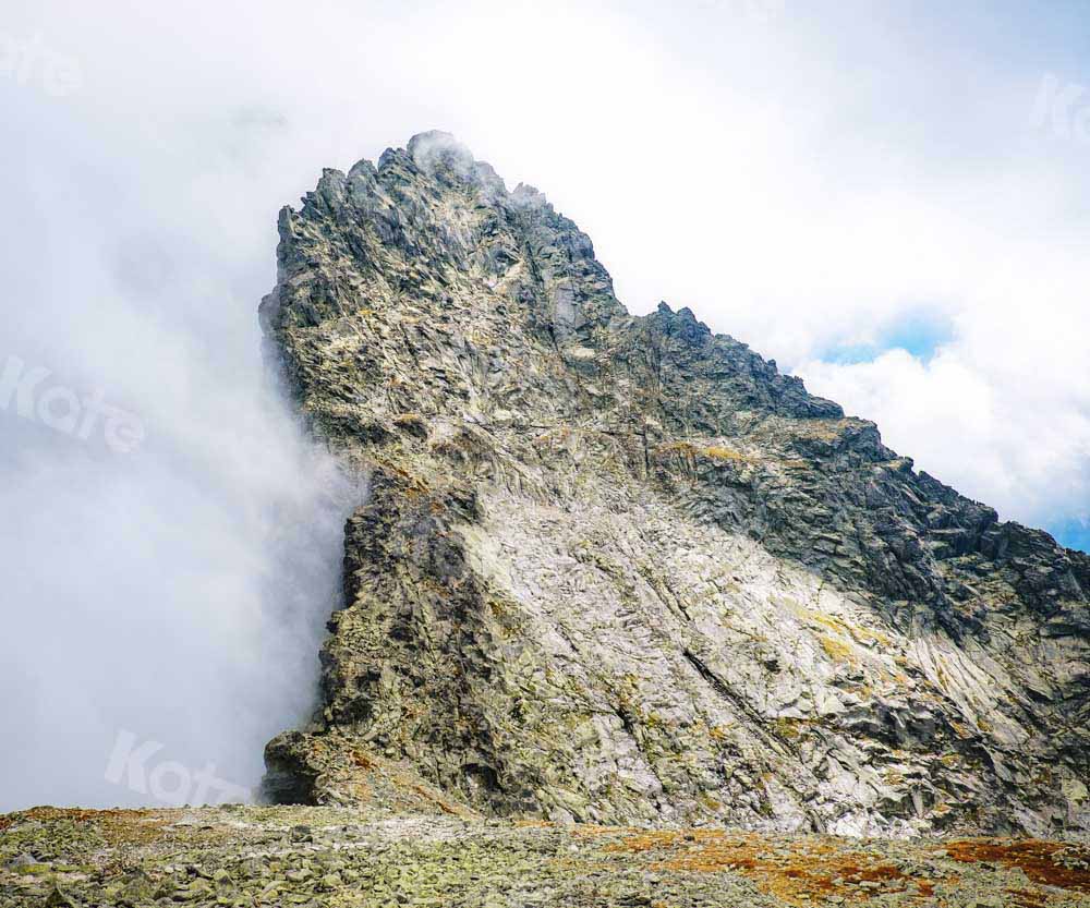 Kate Outdoor Mountain Town Backdrop Designed by Chain Photography - Kate Backdrop AU