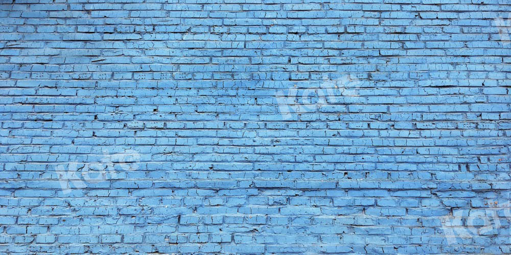 Kate Blue Brick Wall Backdrop Designed by Chain Photography - Kate Backdrop AU