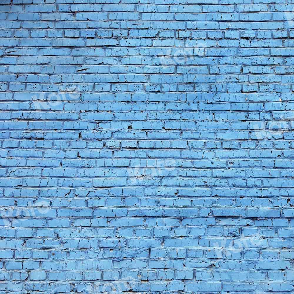 Kate Blue Brick Wall Backdrop Designed by Chain Photography - Kate Backdrop AU