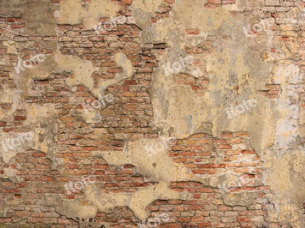 Kate Brick Wall Vintage Backdrop Shabby Texture Designed by Chain Photography - Kate Backdrop AU