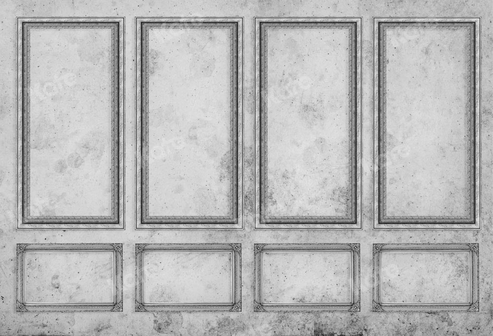 Kate Retro Backdrop Gray Wall Designed by Chain Photography - Kate Backdrop AU