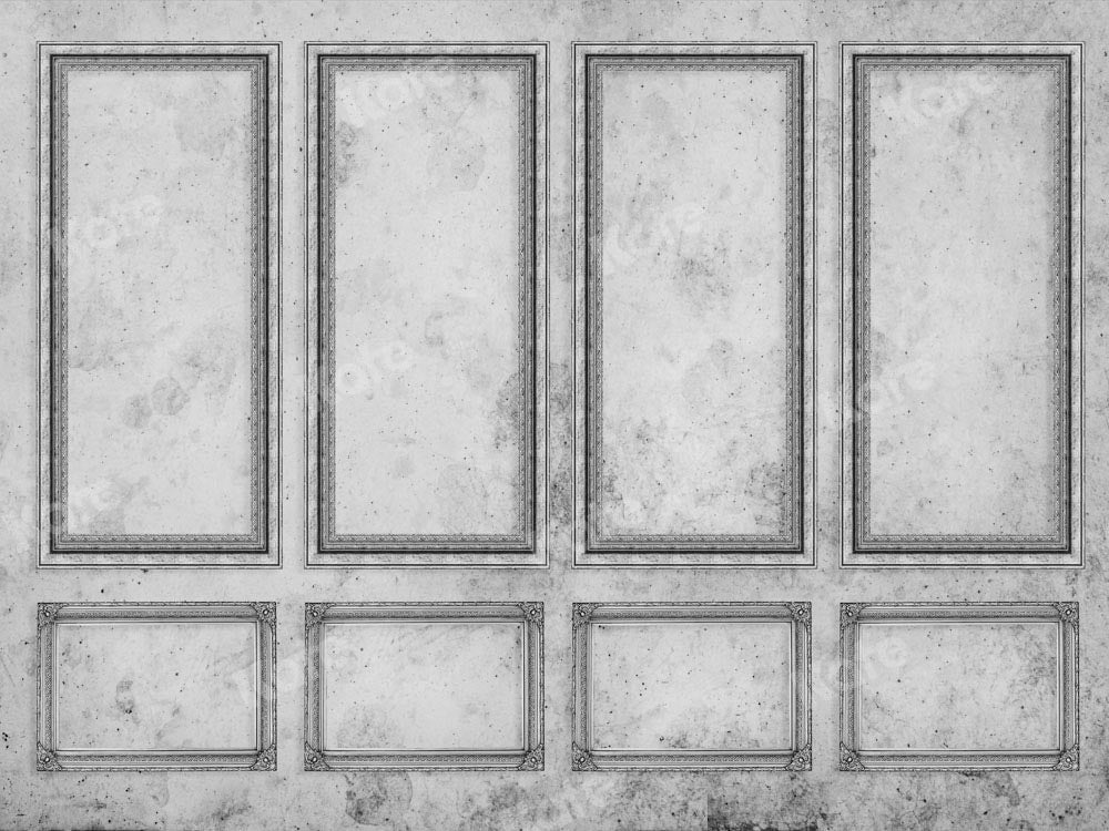 Kate Retro Backdrop Gray Wall Designed by Chain Photography - Kate Backdrop AU