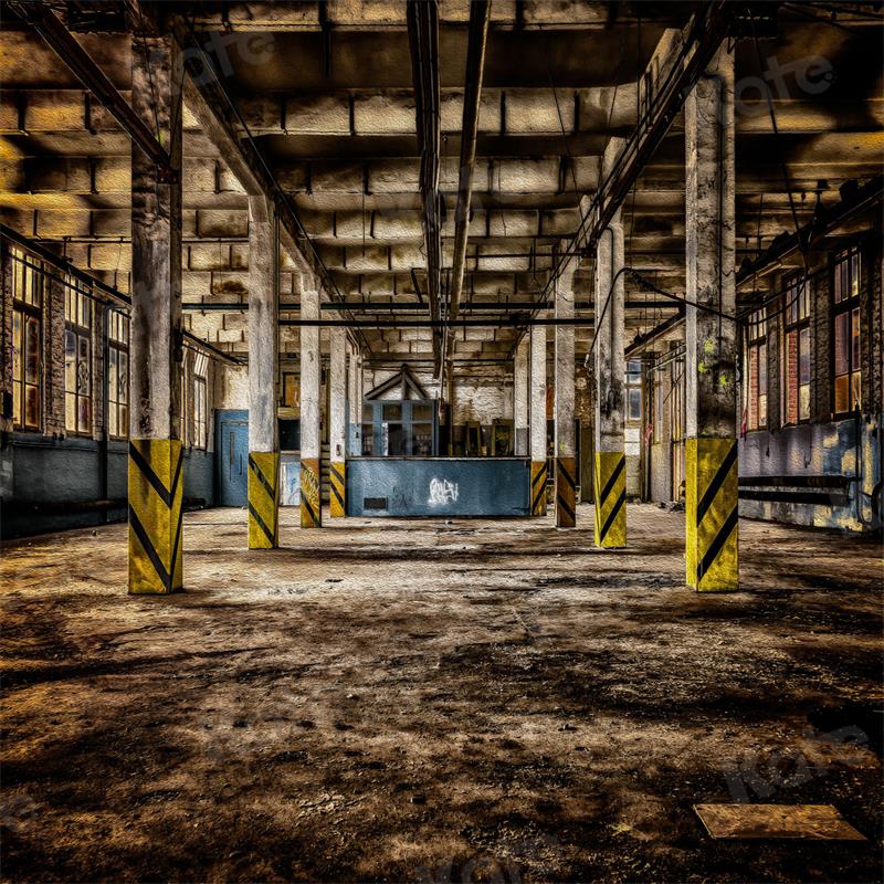 Kate Retro Factory Backdrop Indoor for Photography - Kate Backdrop AU