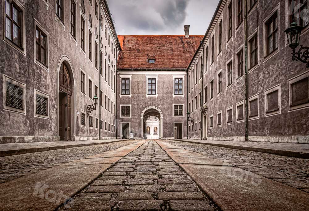 Kate Retro Backdrop Town Street Designed by Chain Photography - Kate Backdrop AU