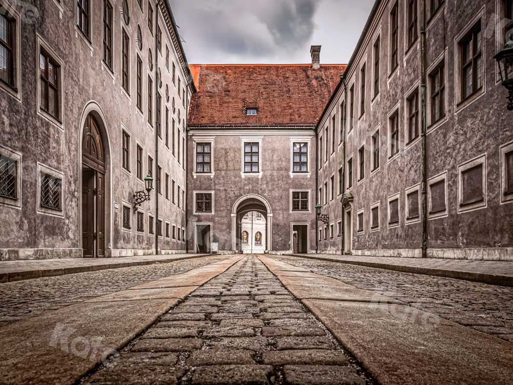 Kate Retro Backdrop Town Street Designed by Chain Photography - Kate Backdrop AU