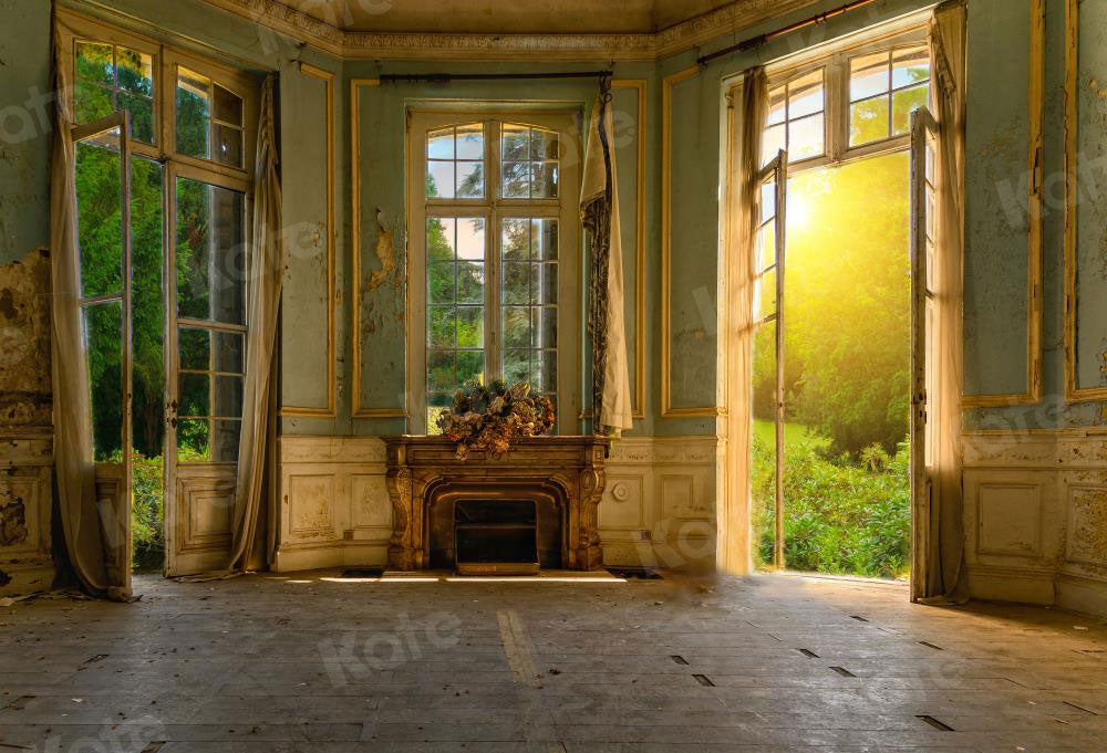 Kate Retro Interior Architecture Backdrop Window Door for Photography - Kate Backdrop AU