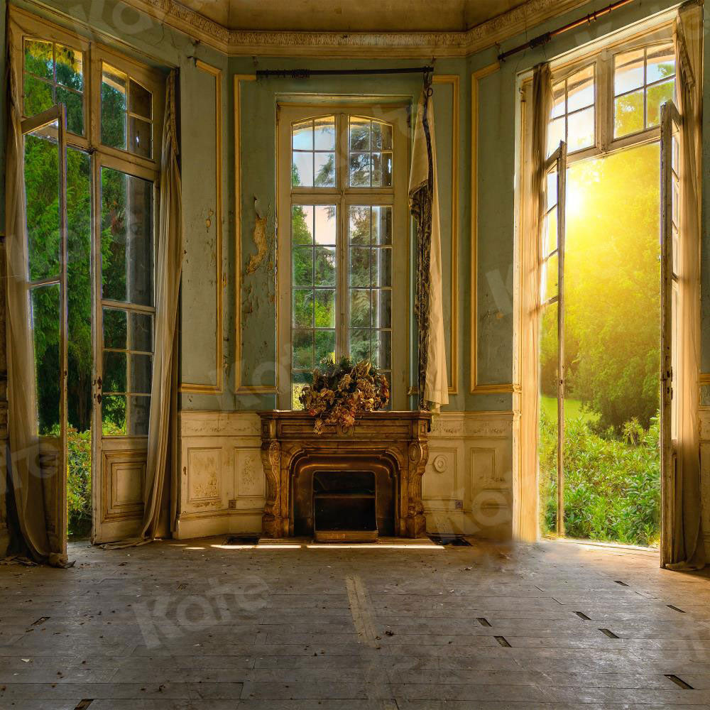 Kate Retro Interior Architecture Backdrop Window Door for Photography - Kate Backdrop AU