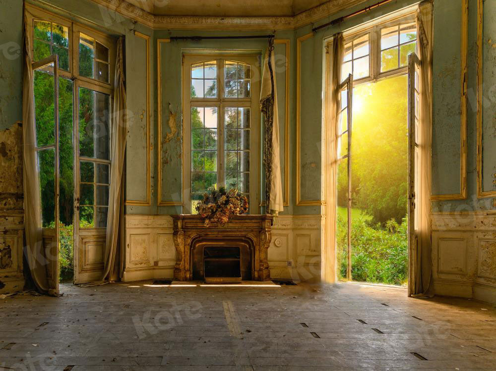Kate Retro Interior Architecture Backdrop Window Door for Photography - Kate Backdrop AU