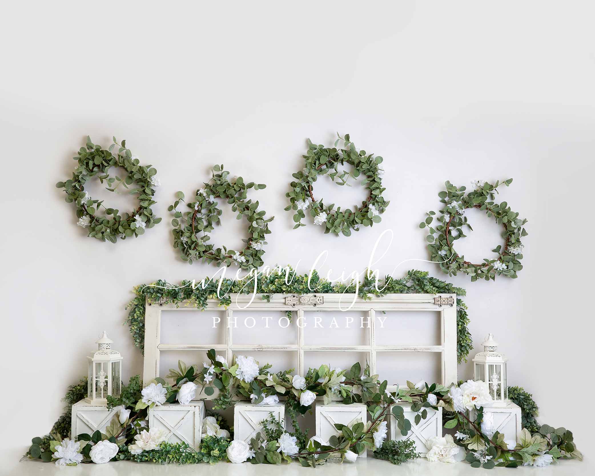 Kate Milky White Spring Backdrop for Photography Designed by Megan Leigh Photography - Kate Backdrop AU