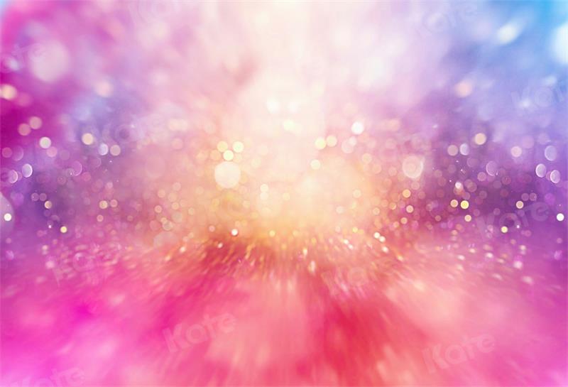 Kate Fantasy Boken Backdrop Pink Blue Colorful Glitter Designed by Uta Mueller - Kate Backdrop AU