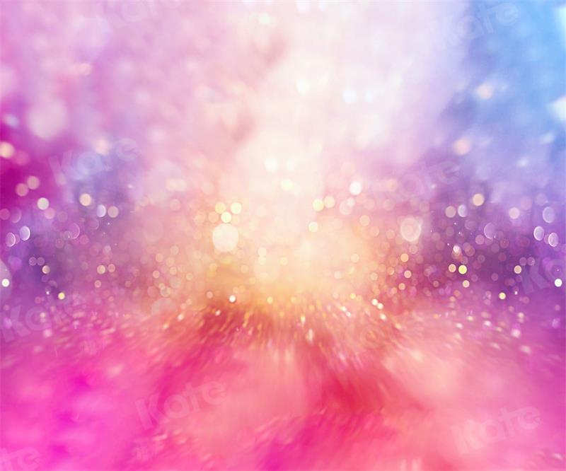Kate Fantasy Boken Backdrop Pink Blue Colorful Glitter Designed by Uta Mueller - Kate Backdrop AU