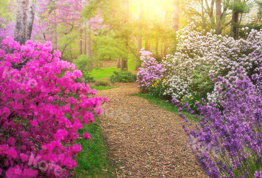 Kate Spring Backdrop Outdoor Garden Flower Designed by Chain Photography - Kate Backdrop AU