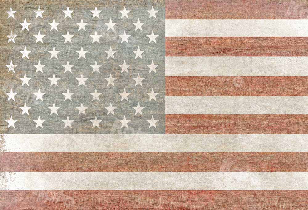 Kate Retro Backdrop Flag Wood Grain Designed by Chain Photography - Kate Backdrop AU