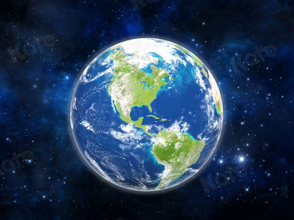 Kate Earth Day Backdrop Blue Starry Sky Designed by Chain Photography - Kate Backdrop AU