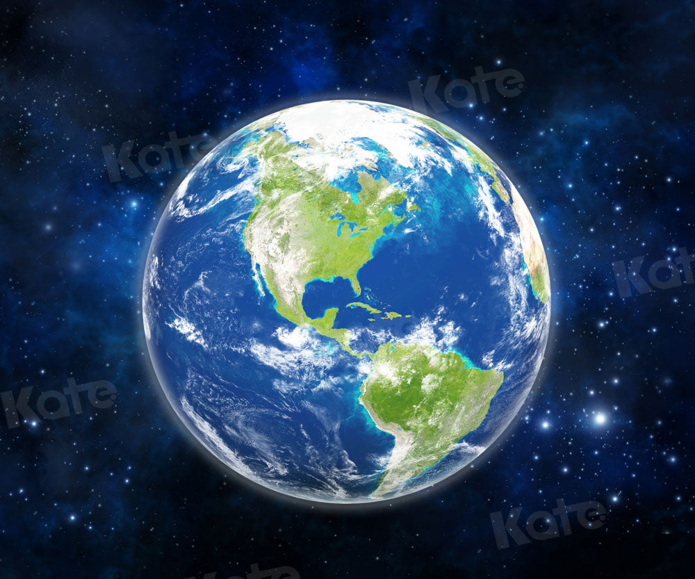 Kate Earth Day Backdrop Blue Starry Sky Designed by Chain Photography - Kate Backdrop AU