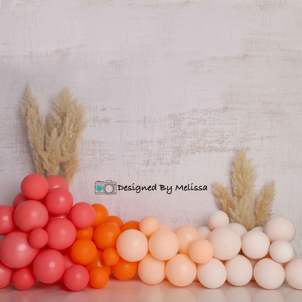 Kate Boho Balloons Backdrop Designed by Melissa King - Kate Backdrop AU