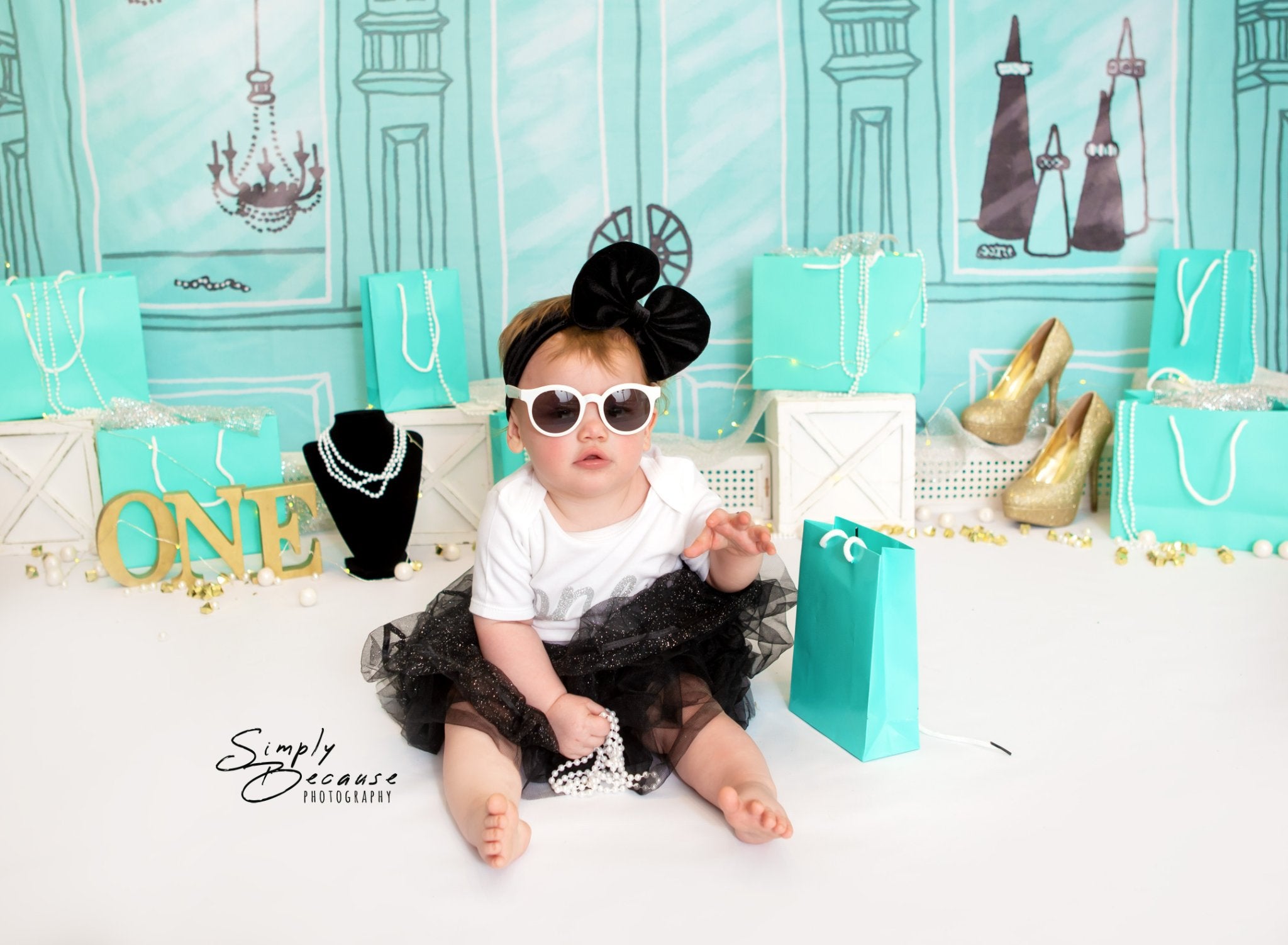 Kate Shopping Spree Storefront Backdrop Designed by Mandy Ringe Photography - Kate Backdrop AU