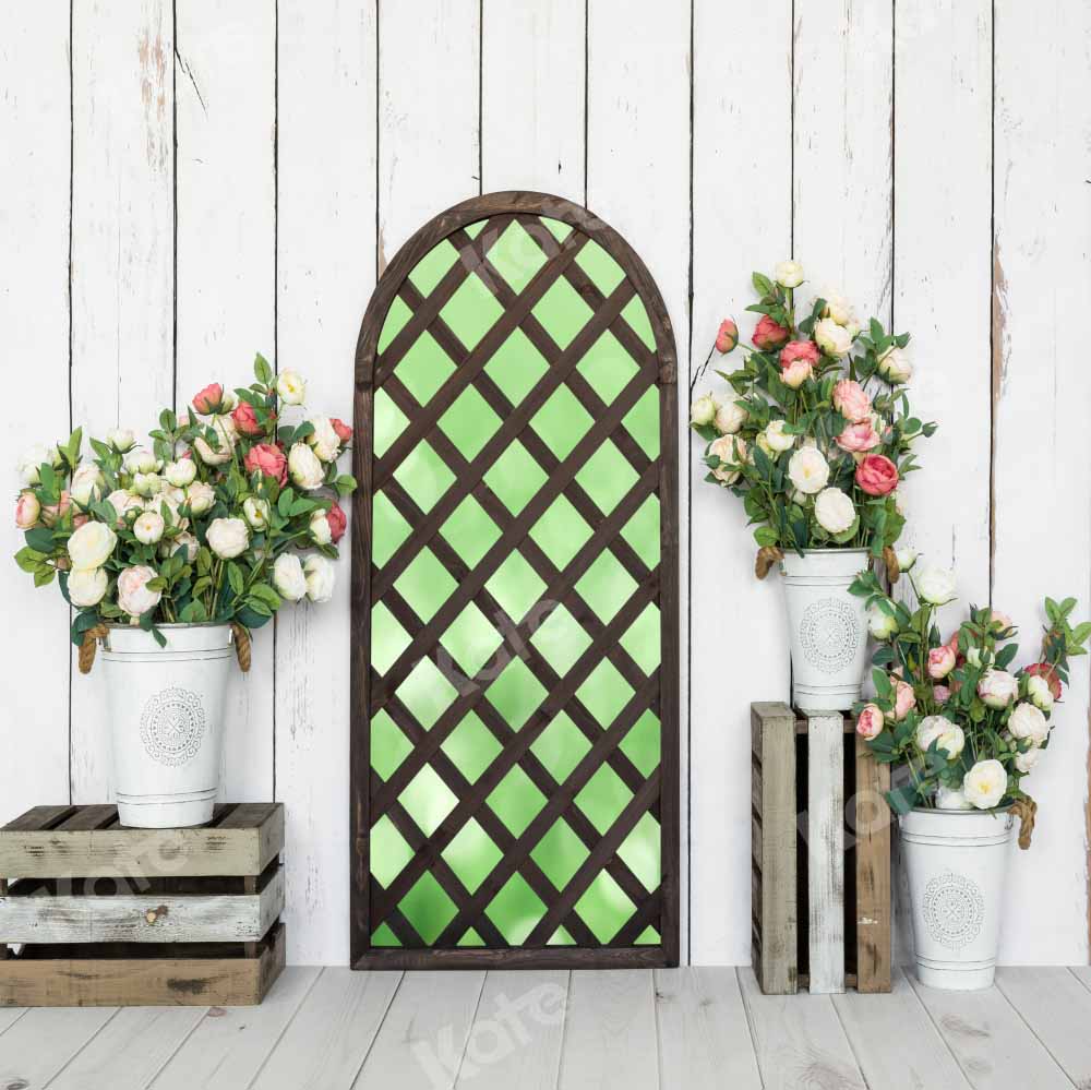 Kate Spring Wreath Room Backdrop Designed by Emetselch - Kate Backdrop AU