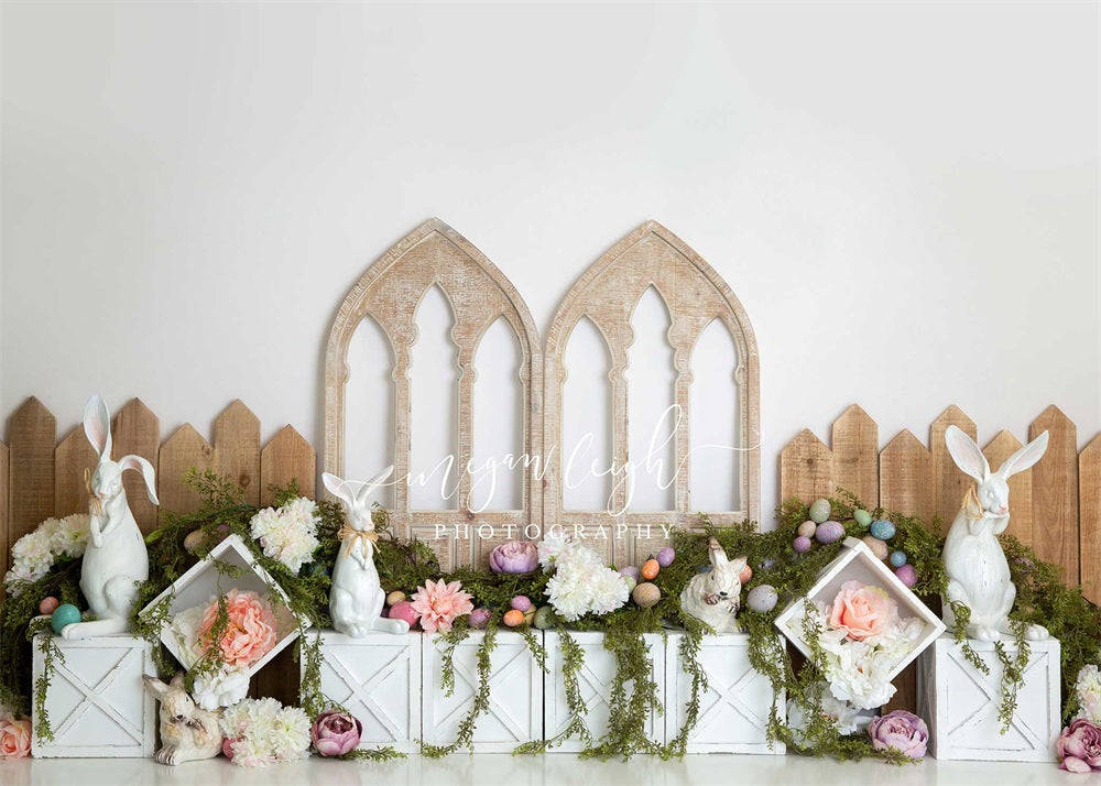 Kate Easter Bunny Haven Backdrop Designed by Megan Leigh Photography - Kate Backdrop AU