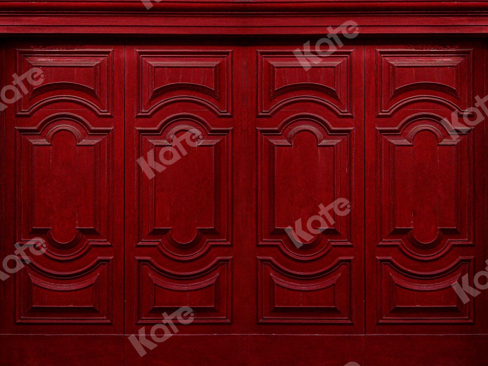 Kate Red Retro Wall Backdrop Designed by Chain Photography - Kate Backdrop AU