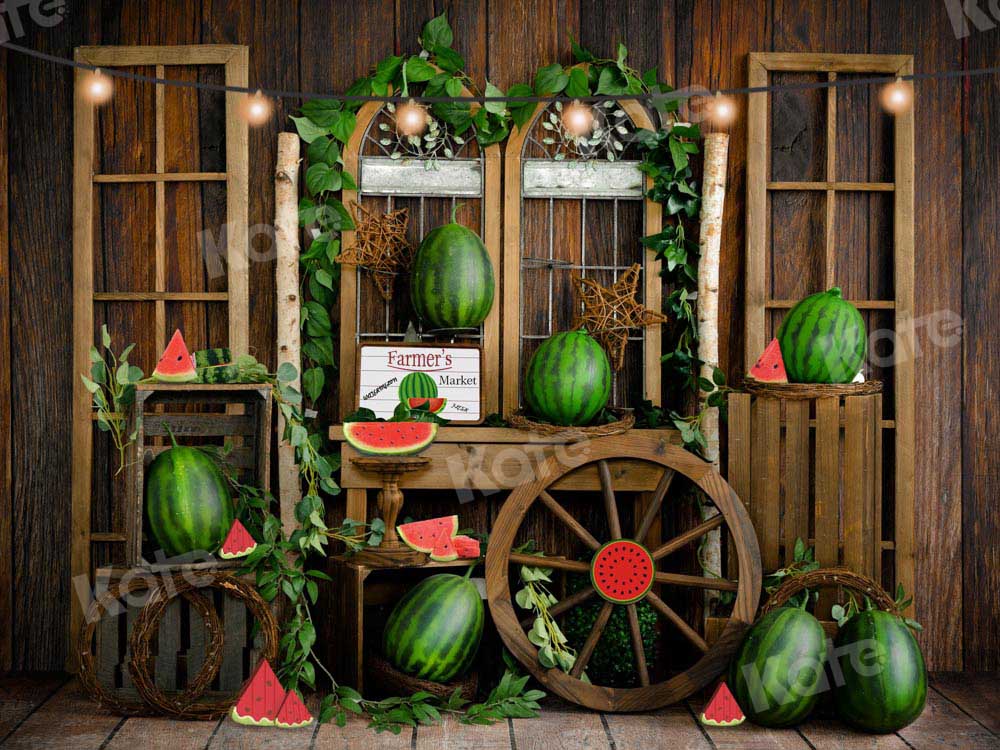 Kate Watermelon Farm Summer Backdrop Designed by Emetselch - Kate Backdrop AU