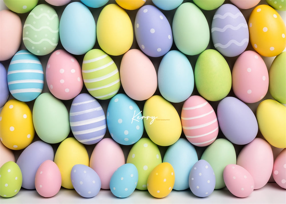 Kate Pastel Easter Egg Backdrop for Photography Designed by Kerry Anderson - Kate Backdrop AU